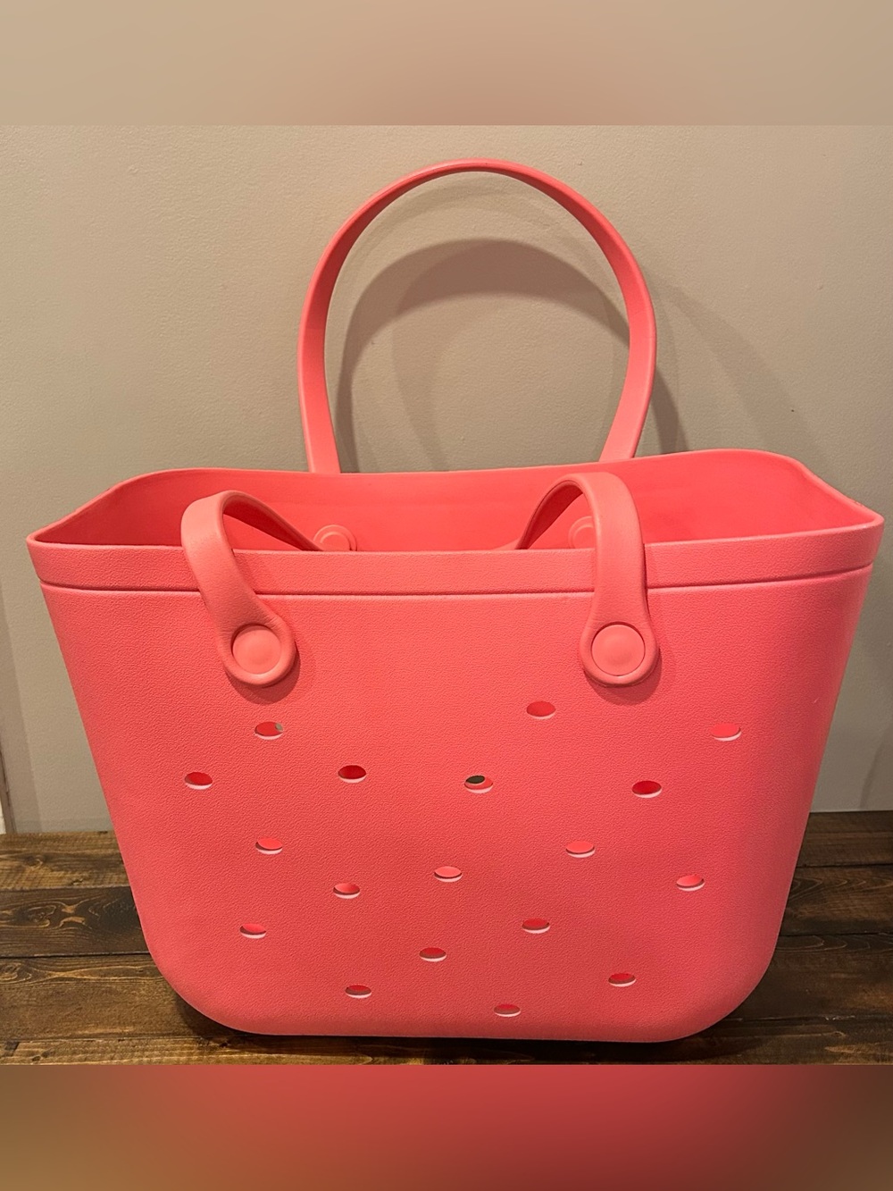 Women’s Coral Pink Casual Tote Bag